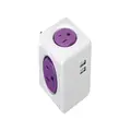 Allocacoc 1850/UKRU4P 230V-10A Power Cube - Purple