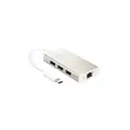 J5Create JCH471 USB Type-C Gigabit Ethernet & HUB Multi Adapter - White