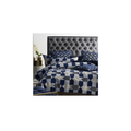 Linen House Fabiano King Quilt Cover Set - Navy