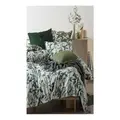 Linen House Manzanilla Queen Quilt Cover Set - Green