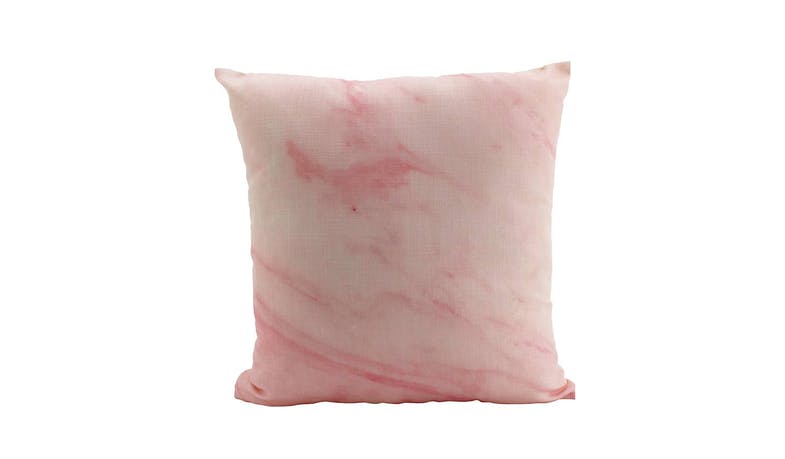 Nicholas Marble Blush Cushion - Pink
