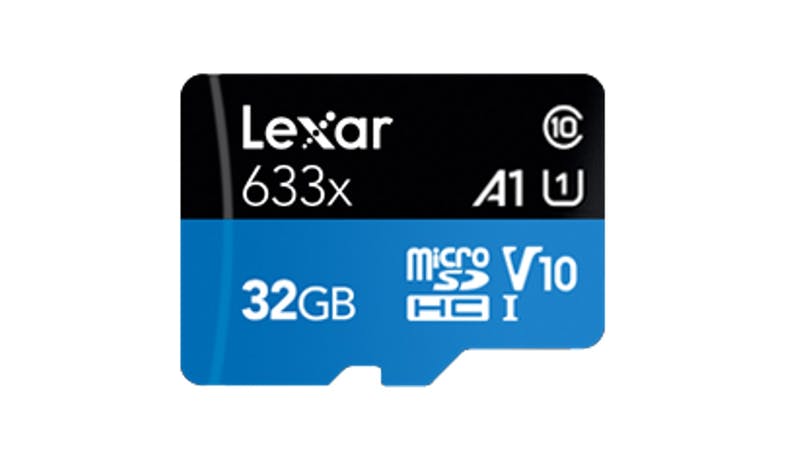 Lexar 633x 32GB UHS-I microSD Card - Black/Blue