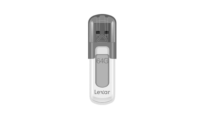 Lexar JumpDrive 64GB V100 USB 3.0 Flash Drive - Black