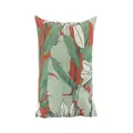 Nicholas Daylilies Linen Coral Cushion