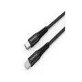 Fonemax Ultra-Toughness Lightning To Type C 1.2M Cable - Black