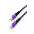 Fonemax Ultra-Toughness Lightning To Type C 1.2M Cable - Purple