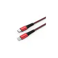 Fonemax Ultra-Toughness Lightning To Type C 1.2M Cable - Red