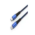 Fonemax Ultra-Toughness Lightning To Type C 1.2M Cable - Blue