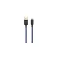 Fonemax USB Ultra Toughness Type-C 1.2m Cable - Blue