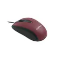 CLiPtec RZS951 XILENT SCROLL 1200dpi Silent Optical Mouse - Maroon