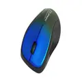 CLiPtec XILENT II (RZS856S) 2.4Ghz 1200dpi Silent Wireless Mouse - Blue/Black