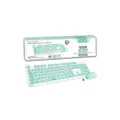 CLiPtec Young Air Wireless Keyboard and Mouse Combo Set (RZK340) - Green