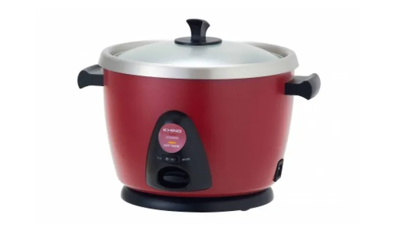 Khind Anshin 1.0L Smart Rice Cooker - Alpha Red (RC-110M)
