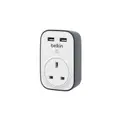 Belkin BSV-103SA SurgeCube 1 Outlet Surge Protector with 2 x 2.4A Shared USB Charging