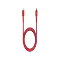 Energea Fibra Tough USB-C To 1.5M Lightning Cable (MFI) - Red