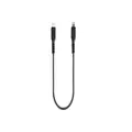 Energea Fibra Tough USB-C To 30CM Lightning Cable (MFI) - Black