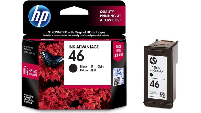 HP CZ637A 46 Black Original Ink Advantage Cartridge