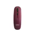 Cliptec SmoothMax 1600dpi 2.4Ghz Wireless Optical Mouse - Maroon (RZS801)
