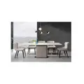 Torano Marble Rectangle Dining Table 6FT - White
