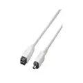 Elecom FireWire 1M Cable - White (9 pin/6 pins) (IE-961WH)