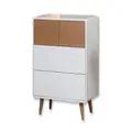 Anson Chest of Drawers - White & Natural