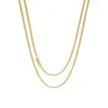 Simple Curb Necklace Chain in 18ct Yellow Gold