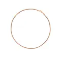 Aurelia 2mm Flat Oval Curb Necklace Chain in 9ct Rose Gold