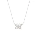 Beautiful Butterfly Charm Necklace in Sterling Silver