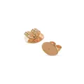 Flat Disc Butterfly Clips for Stud Earrings in 9ct Rose Gold
