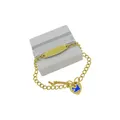 Bluebird Identity Padlock Curb Bracelet in 9ct Gold