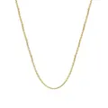 Greek Cable Necklace Chain in 18ct Yellow Gold