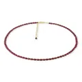Lulu Freshwater Pearl Choker Necklace in Cherry Red
