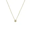 Aurelia Floating Birthstone Solitaire Necklace in 9ct Gold