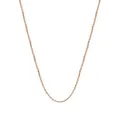 Fine Greek Cable Necklace Chain in 9ct Rose Gold