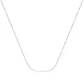 Fine Beaded Ball Satellite Necklace Chain in Sterling Silver