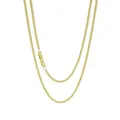Simple 2.8mm Curb Necklace Chain in 9ct Gold