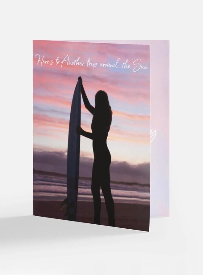 Trip Around the Sun Birthday Greeting Gift Card