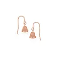 Beautiful Bell Charm Earrings in 9ct Rose Gold