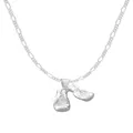 Unisex Boxing Gloves Charm Necklace in Sterling Silver