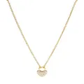 Pastiche Stolen Heart Tag Necklace in 14k Yellow Gold Plated