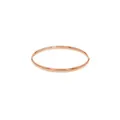 Simple Half Round Golf Bangle in Silver Filled 9ct Rose Gold