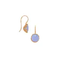 Belle Gemstone Solitaire Earrings in 9ct Rose Gold