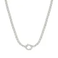 Round 3.4mm Belcher Chain Necklace in Solid 9ct White Gold