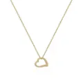 Solid 9ct Gold Swing Heart Charm Necklace