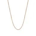 Solid 9ct Rose Gold Greek Cable Necklace