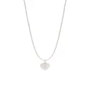 Aurelia Diamond Love Heart Charm Necklace in 9ct White Gold