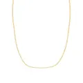 Fine Open Curb Necklace Chain in 9ct Gold