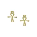 Egyptian Ankh Charms for Sleeper Earrings in 9ct Gold
