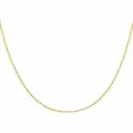 Unisex 2mm Ball Bead Necklace Chain in 14ct Gold