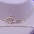 Sterling Silver Curb Design Necklace